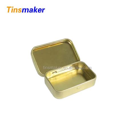 Small Golden Metal Box 